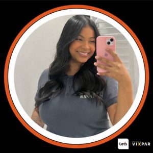 Foto da Consultora de Pós Venda da Let's, cliente da Sillion